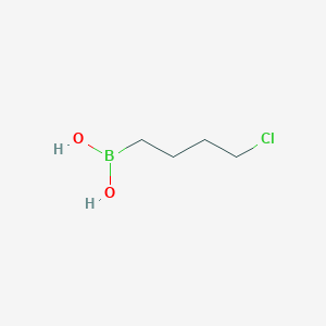 molecular formula C4H10BClO2 B13448217 (4-Chlorobutyl)boronic acid CAS No. 71081-50-0