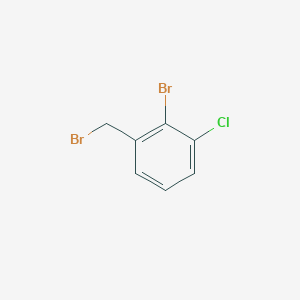 molecular formula C7H5Br2Cl B1344823 2-Bromo-1-(bromomethyl)-3-chlorobenzene CAS No. 220453-60-1