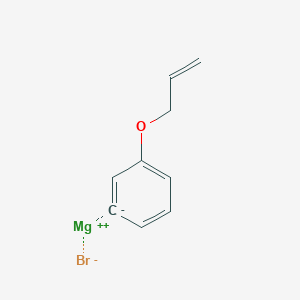 molecular formula C9H9BrMgO B13448244 Magnesium;prop-2-enoxybenzene;bromide 