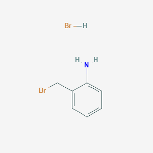 molecular formula C7H9Br2N B13448282 2-(Bromomethyl)benzenamine Hydrobromide 
