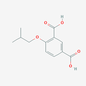 molecular formula C12H14O5 B13448310 4-(2-Methylpropoxy)benzene-1,3-dicarboxylic acid 