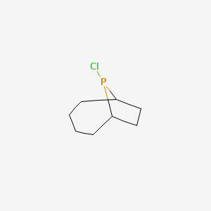 molecular formula C8H14ClP B13448337 9-Chloro-9-phosphabicyclo[4.2.1]nonane CAS No. 106308-31-0