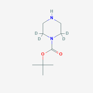 molecular formula C9H18N2O2 B13448354 N-Boc-piperazine-2,2,6,6-D4 
