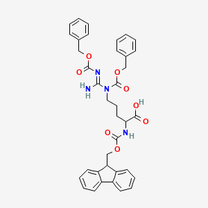 molecular formula C37H36N4O8 B13448425 Fmoc-Arg(Z)-OH 