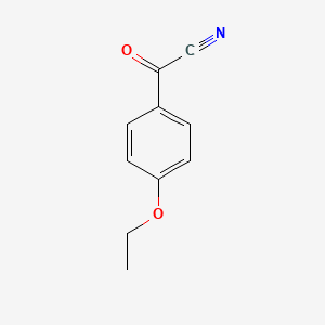 molecular formula C10H9NO2 B1344843 (4-Ethoxy-phenyl)-oxo-acetonitrile CAS No. 62869-42-5