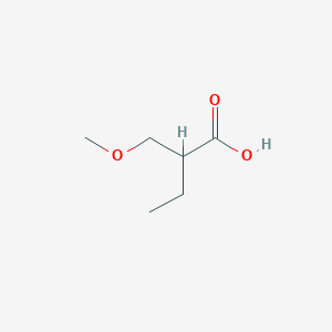 molecular formula C6H12O3 B13448544 2-(Methoxymethyl)butanoicacid 