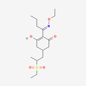 molecular formula C17H29NO5S B13448589 Sethoxydim sulfone CAS No. 104939-16-4