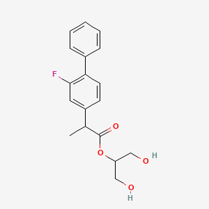 molecular formula C18H19FO4 B13448632 Flurbiprofen-2-Glyceryl Ester 