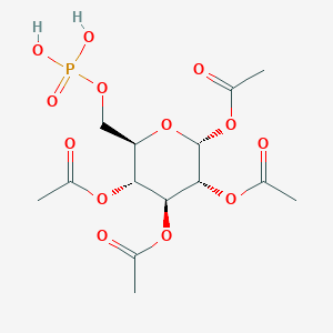 molecular formula C14H21O13P B13448714 alpha-D-Glucose 6-Dihydrogen Phosphate 1,2,3,4-Tetraacetate 