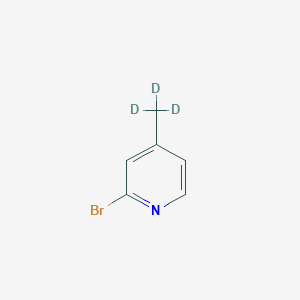 molecular formula C6H6BrN B13448809 2-Bromo-4-(methyl-d3)-pyridine 