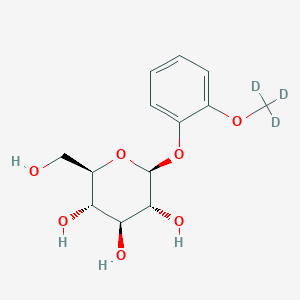 molecular formula C13H18O7 B13448961 Guaiacol-Beta-D-glucopyranoside-d3 