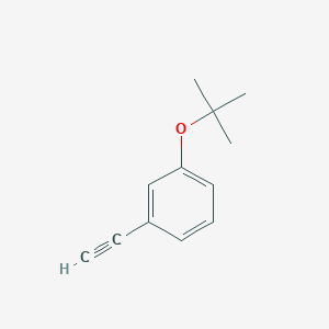 molecular formula C12H14O B13449020 1-(Tert-butoxy)-3-ethynylbenzene CAS No. 1211533-39-9