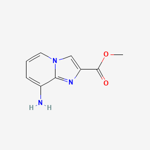 molecular formula C9H9N3O2 B13449057 Methyl 8-aminoimidazo[1,2-a]pyridine-2-carboxylate 