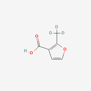 molecular formula C6H6O3 B13449064 2-Methyl-3-furoic Acid-d3 