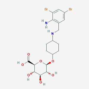 molecular formula C19H26Br2N2O7 B13449066 Ambroxol O-glucuronide 