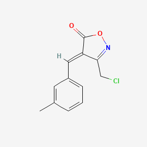 (4E)-3-(Chloromethyl)-4-(3-methylbenzylidene)-isoxazol-5(4H)-one