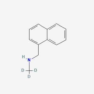 molecular formula C12H13N B13449108 Methyl-1-naphthalenemethylamine-d3 