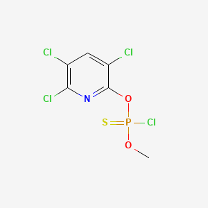 molecular formula C6H4Cl4NO2PS B13449127 O-Methyl O-(3,5,6-Trichloro-2-pyridinyl)phosphorochloridothioic Acid Ester 