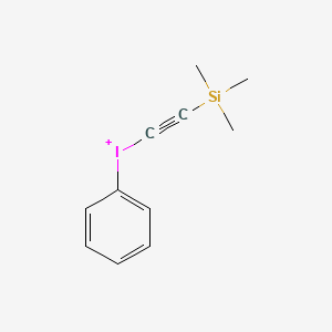 molecular formula C11H14ISi+ B13449135 Iodonium, phenyl[(trimethylsilyl)ethynyl]- CAS No. 114820-37-0