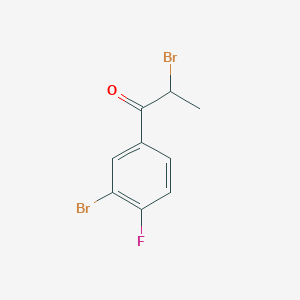 molecular formula C9H7Br2FO B13449145 2,3'-Dibromo-4'-fluoropropiophenone 
