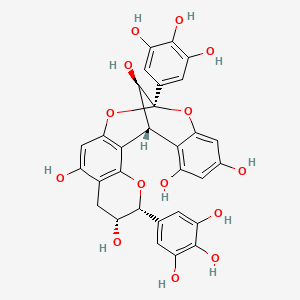molecular formula C30H24O14 B13449225 Prodelphinidin A2 