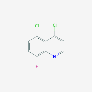 molecular formula C9H4Cl2FN B13449240 4,5-Dichloro-8-fluoroquinoline 