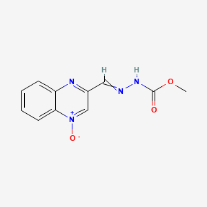 molecular formula C11H10N4O3 B13449298 1-Desoxycarbadox 