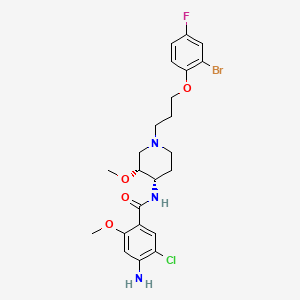 molecular formula C23H28BrClFN3O4 B13449310 2'-Bromo Cisapride 