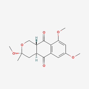 molecular formula C17H20O6 B13449516 Herbaridine B 