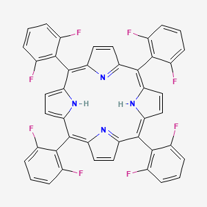 molecular formula C44H22F8N4 B13449549 Tetrakis(2,6-difluorophenyl)porphyrin 