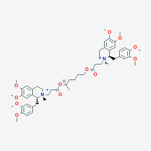 molecular formula C54H74N2O12+2 B13449565 (R)-cis-5xi-MethylAtracuriumDibesylate CAS No. 1193104-81-2