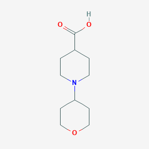 molecular formula C11H19NO3 B1344958 1-四氢-2H-吡喃-4-基哌啶-4-羧酸 CAS No. 1158712-36-7