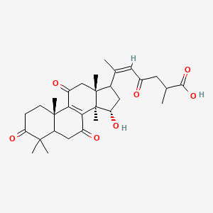 molecular formula C30H40O7 B13449588 Ganoderenic acid G 