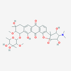 molecular formula C36H45NO14 B134496 Respinomycin C CAS No. 151233-06-6