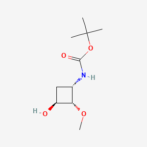 molecular formula C10H19NO4 B13449625 rac-tert-butyl N-[(1R,2R,3R)-3-hydroxy-2-methoxycyclobutyl]carbamate 