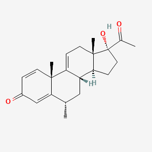 molecular formula C22H28O3 B13449644 Medratriene 