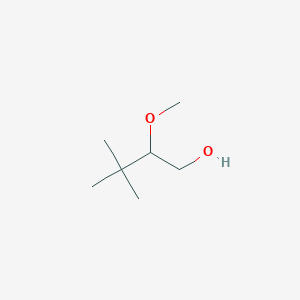 molecular formula C7H16O2 B13449652 2-Methoxy-3,3-dimethylbutan-1-ol 
