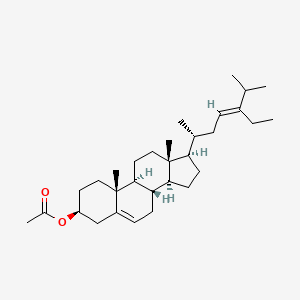 molecular formula C31H50O2 B13449722 (3beta,23E)-Stigmasta-5,23-dien-3-ol 3-Acetate 
