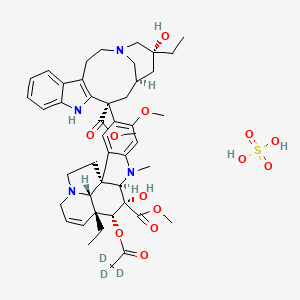 molecular formula C46H60N4O13S B13449733 Vinblastine-d3 Sulfate 