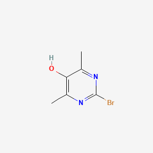 molecular formula C6H7BrN2O B13449748 2-Bromo-4,6-dimethylpyrimidin-5-ol CAS No. 2901085-81-0