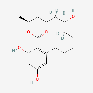 molecular formula C18H26O5 B13449753 Zeranol-d5 