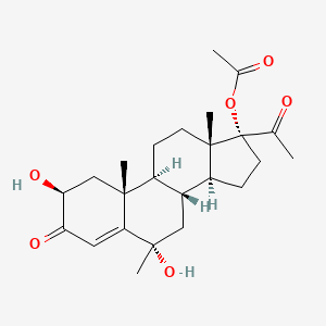 molecular formula C24H34O6 B13449761 2beta,6beta-Dihydroxy Medroxy Progesterone 17-Acetate 