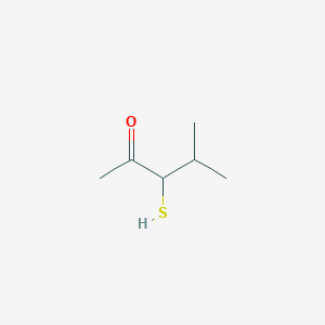 molecular formula C6H12OS B13449814 4-Methyl-3-sulfanylpentan-2-one CAS No. 75832-79-0