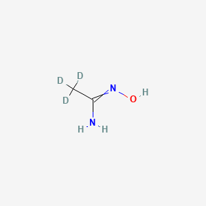molecular formula C2H6N2O B13449820 N'-hydroxy(2H3)ethanimidamide CAS No. 1243306-75-3
