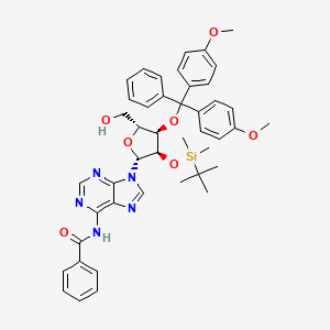 molecular formula C44H49N5O7Si B13449836 N6-Benzoyl-2'-O-tert-butyldimethylsilyl-3'-O-DMT-adenosine 
