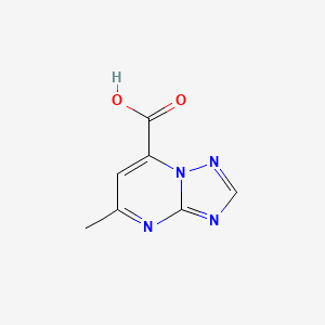 molecular formula C7H6N4O2 B1344984 5-Methyl-[1,2,4]triazolo[1,5-a]pyrimidine-7-carboxylic acid CAS No. 860175-75-3