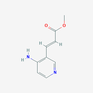 molecular formula C9H10N2O2 B13449864 methyl (2E)-3-(4-aminopyridin-3-yl)prop-2-enoate 