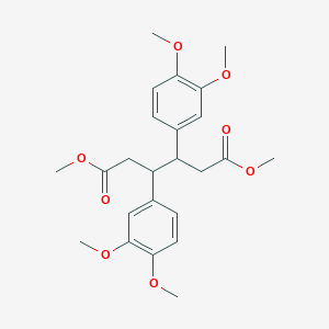 molecular formula C24H30O8 B13449899 Dimethyl beta,gamma-bis(3,4-Dimethoxyphenyl)adipate 