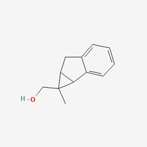 molecular formula C12H14O B13449917 {1-methyl-1H,1aH,6H,6aH-cyclopropa[a]inden-1-yl}methanol 