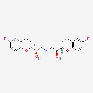 molecular formula C22H25F2NO4 B13449942 (-)-Nebivolol 